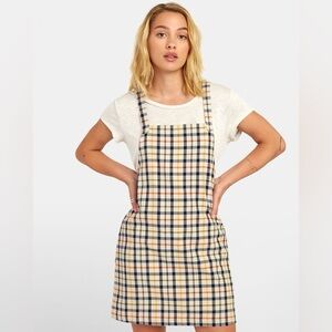 RVCA Allen Plaid - Plaid Jumper Dress for Women